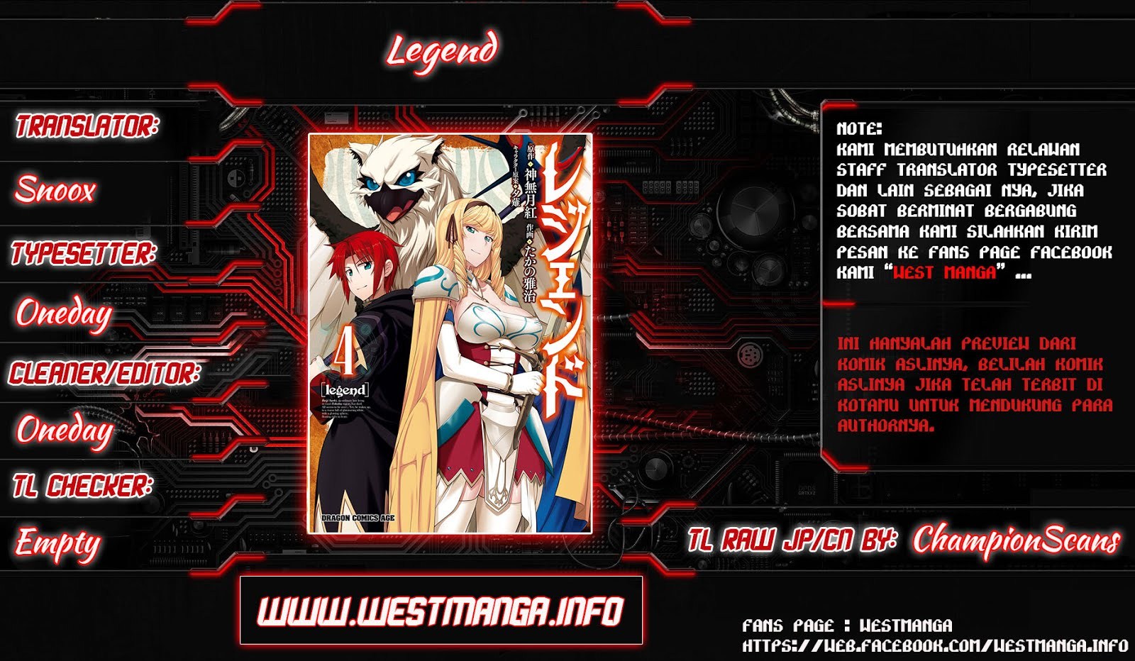 Legend Chapter 20 Bahasa Indonesia
