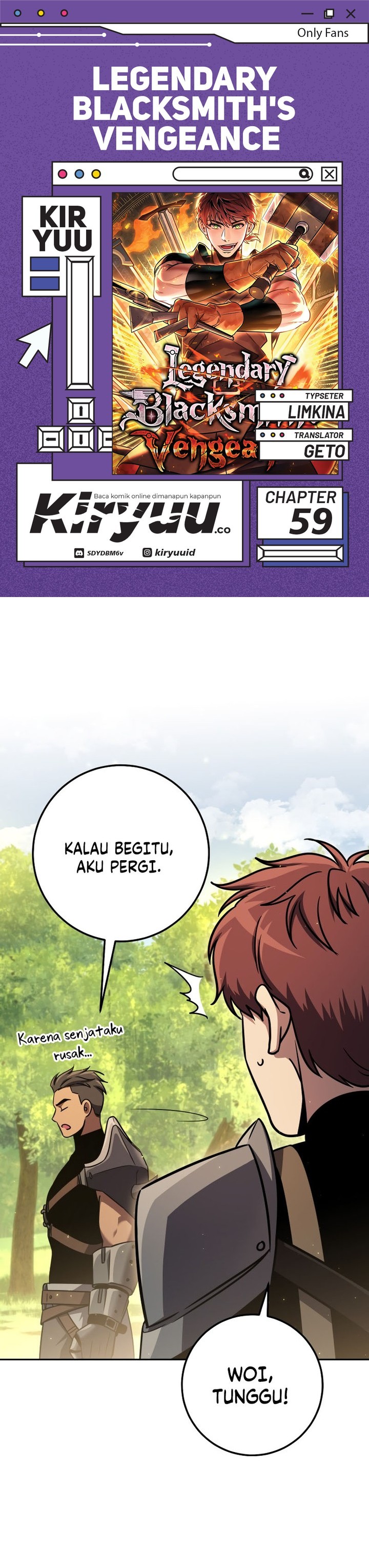 Legendary Blacksmith’s Vengeance chapter 59