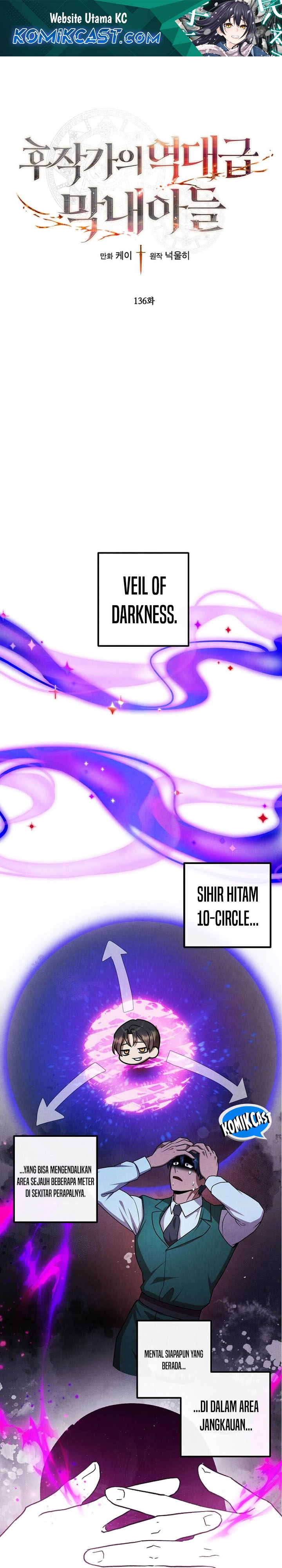 Legendary Youngest Son of the Marquis House Chapter 136 Bahasa Indonesia