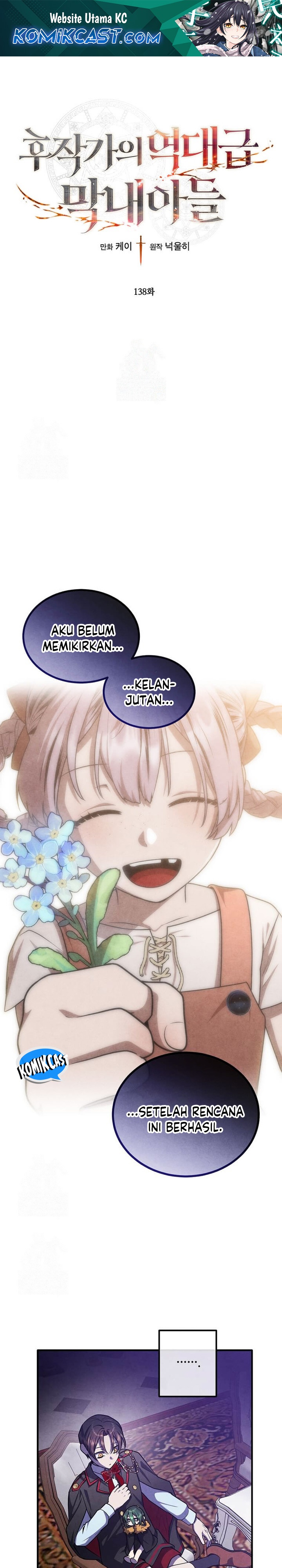 Legendary Youngest Son of the Marquis House Chapter 138 Bahasa Indonesia