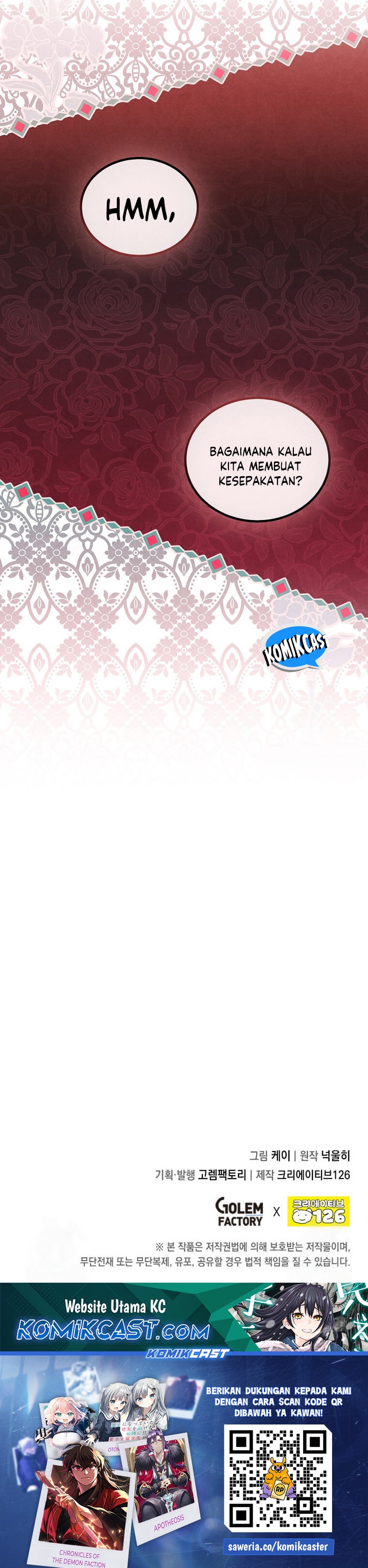 Legendary Youngest Son of the Marquis House Chapter 138 Bahasa Indonesia