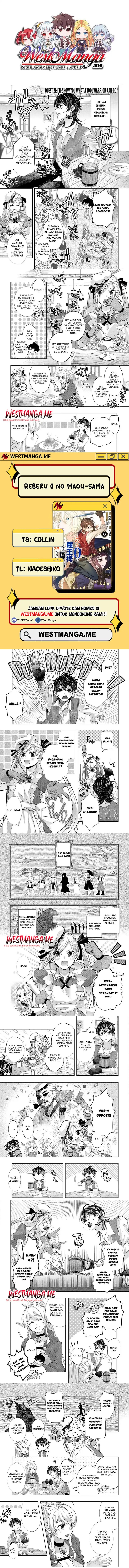 Level 0 Evil King Become the Adventurer In the New World (Reberu 0 no Maou-sama, Isekai de Boukensha wo Hajimemasu) Chapter 27 Bahasa Indonesia