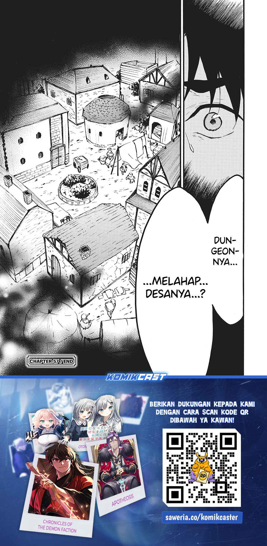 Level 1 dakedo Yuniiku Sukiru de Saikyou desu Chapter 57 Bahasa Indonesia