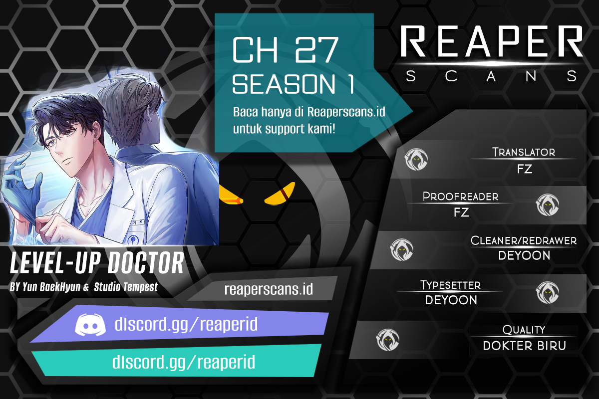 Level-Up Doctor Chapter 27 Bahasa Indonesia