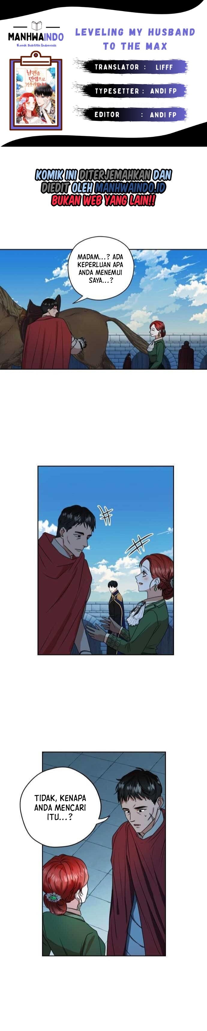 Leveling My Husband to the Max Chapter 12 Bahasa Indonesia