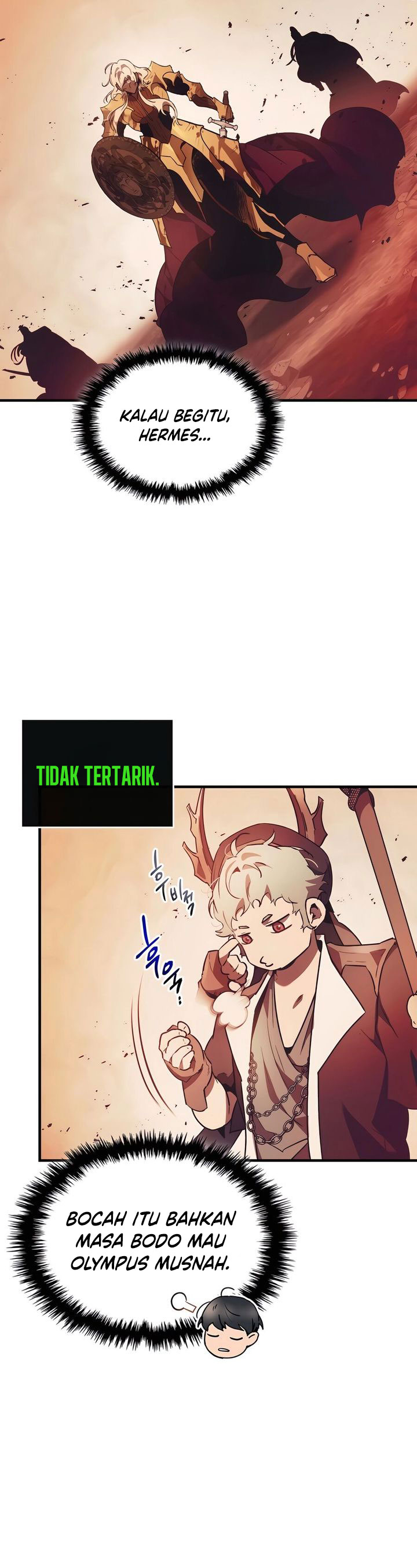 Leveling With the Gods Chapter 120 Bahasa Indonesia