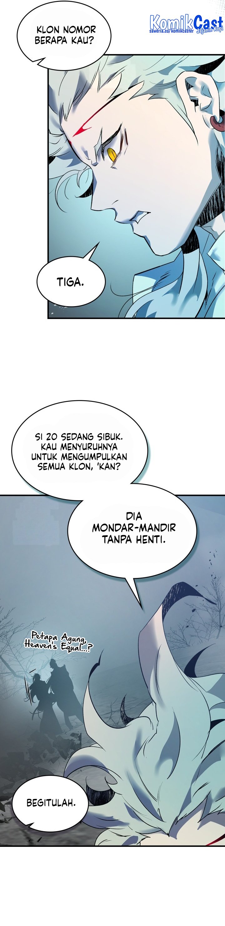 Leveling With the Gods Chapter 140 Bahasa Indonesia