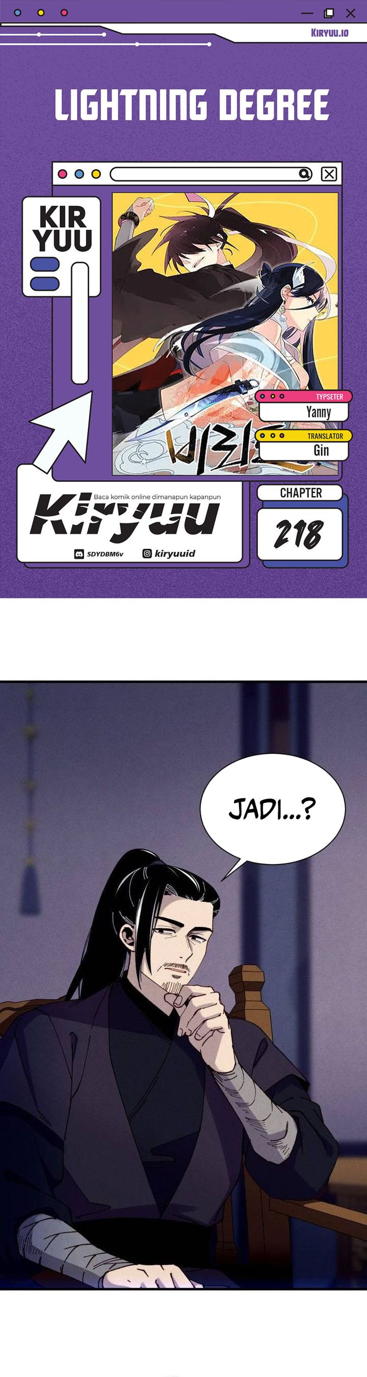 Lightning Degree (Lightning Expert) Chapter 218 Bahasa Indonesia