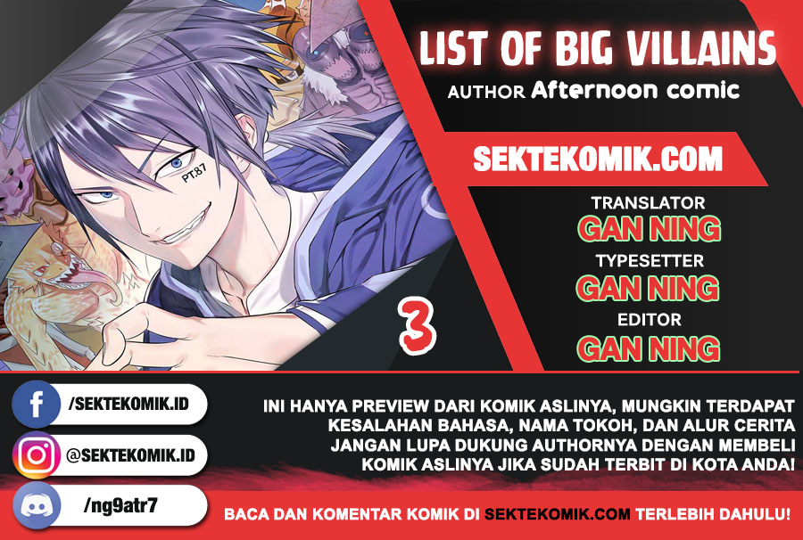 List of Big Villians chapter 3