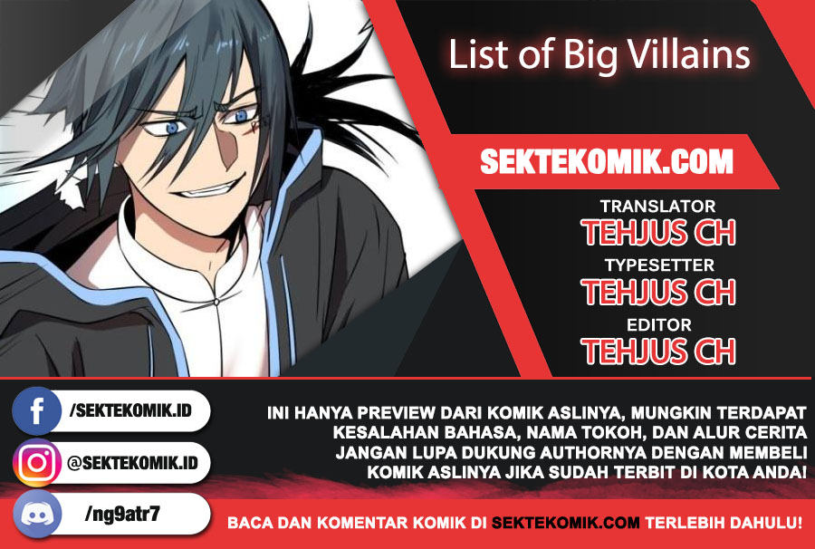 List of Big Villians chapter 66