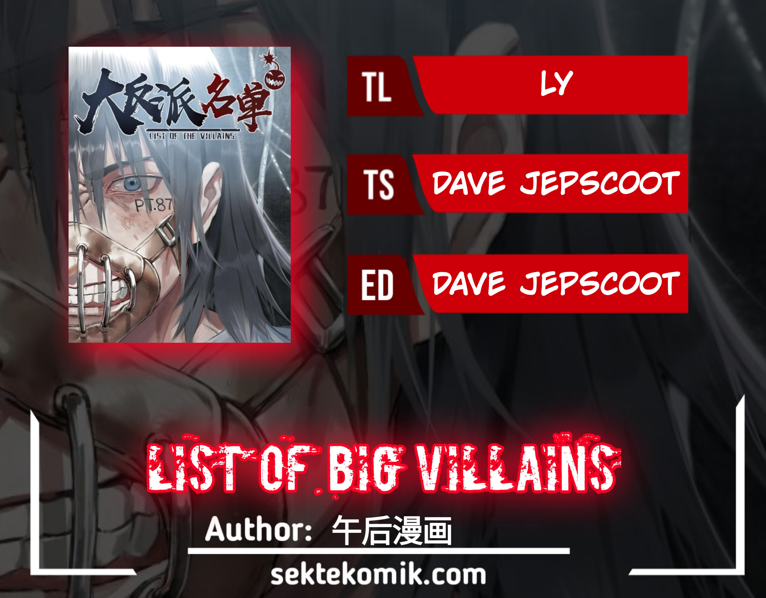 List of Big Villians chapter 84