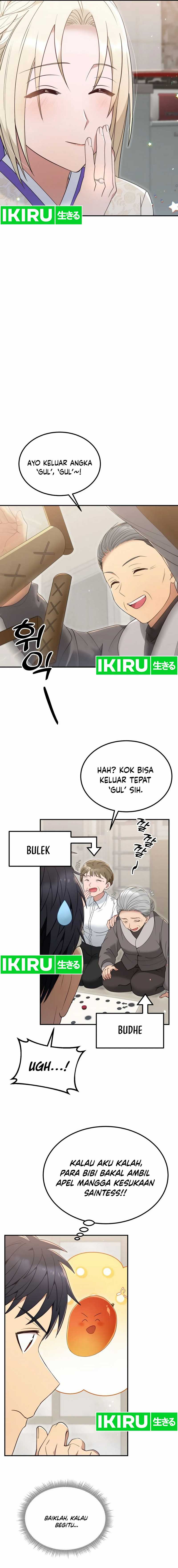 Living in a Studio Condo With the Saintess Chapter 42 Bahasa Indonesia