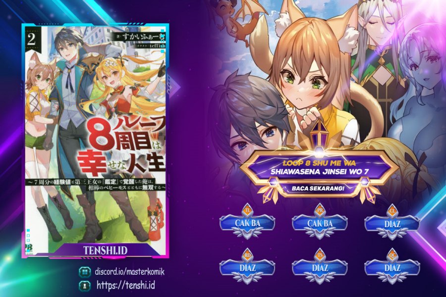 Loop 8 Shu Me Ha Shiawasena Jinsei Wo 7 Shu Bun No Keiken Chi to Daisan Ojo No “Kantei” Chapter 16 Bahasa Indonesia