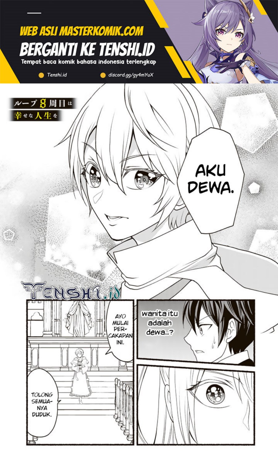 Loop 8 Shu Me Ha Shiawasena Jinsei Wo 7 Shu Bun No Keiken Chi to Daisan Ojo No “Kantei” Chapter 16 Bahasa Indonesia