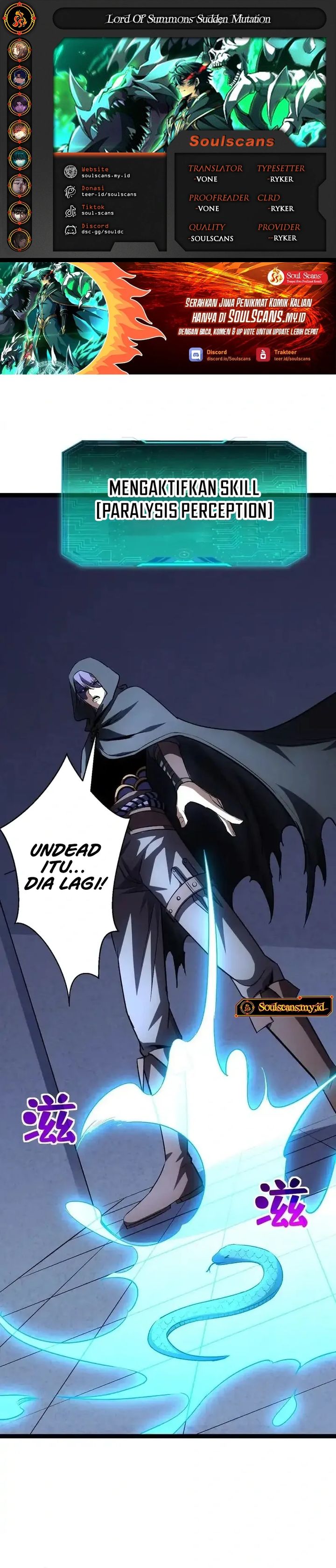 Lord of Summons! Sudden Mutation Chapter 67 Bahasa Indonesia