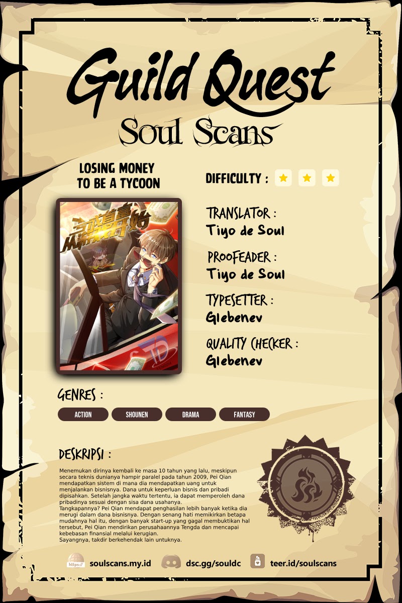 Losing Money to Be a Tycoon Chapter 115 Bahasa Indonesia