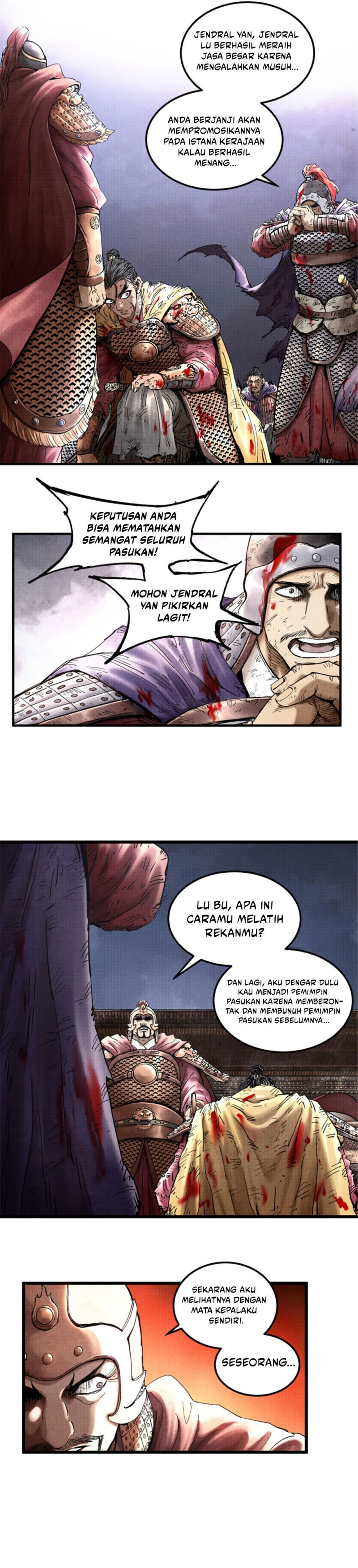 Lu Bu’s Life Simulator Chapter 22 Bahasa Indonesia