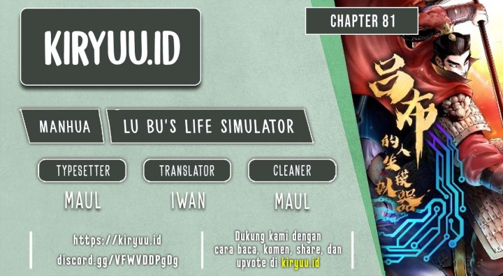 Lu Bu’s Life Simulator Chapter 81 Bahasa Indonesia