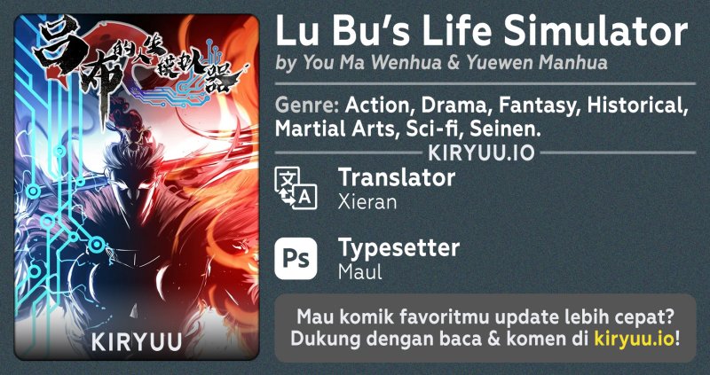 Lu Bu’s Life Simulator Chapter 142 Bahasa Indonesia