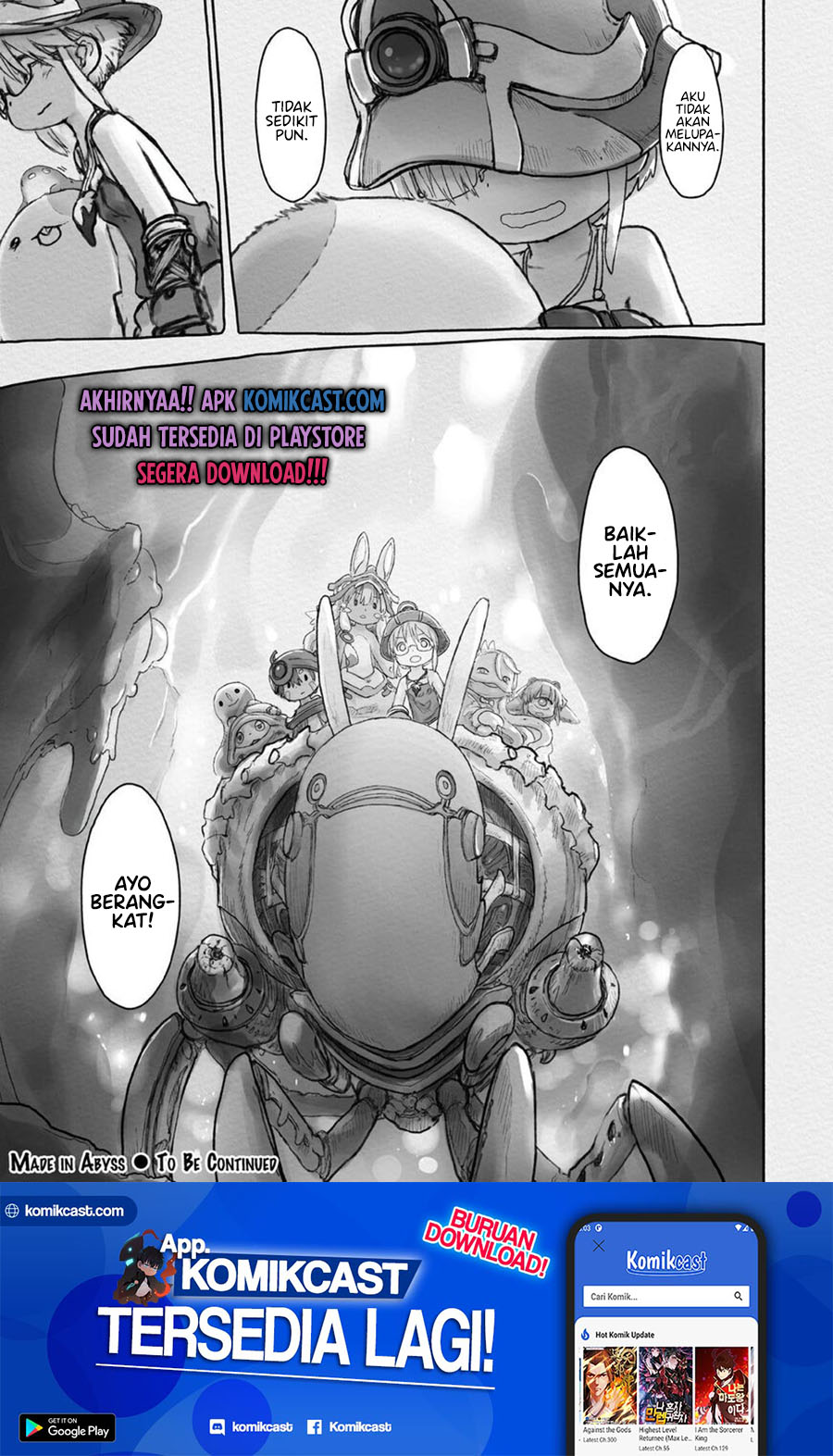 Made in Abyss Chapter 58 Bahasa Indonesia