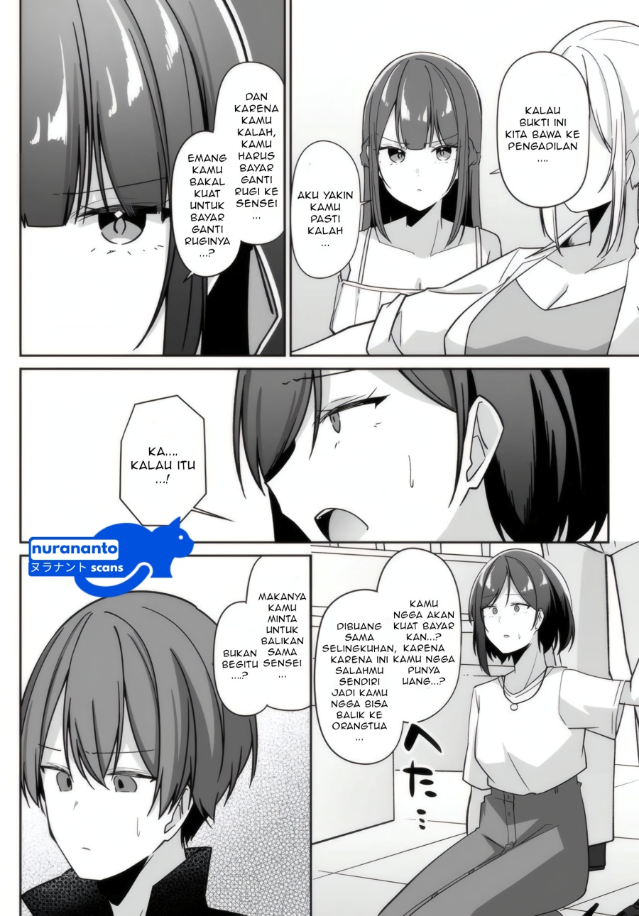 Madogiwa henshuu to baka ni sareta ore ga, futago JK to doukyo suru koto ni natta Chapter 04.2 Bahasa Indonesia