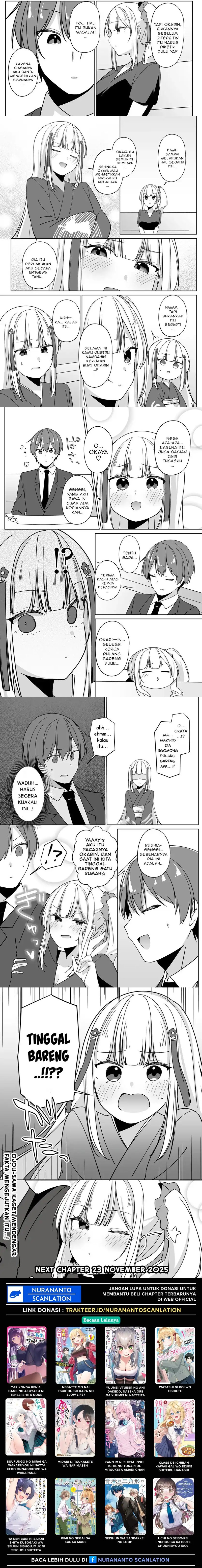 Madogiwa henshuu to baka ni sareta ore ga, futago JK to doukyo suru koto ni natta Chapter 07.2 Bahasa Indonesia