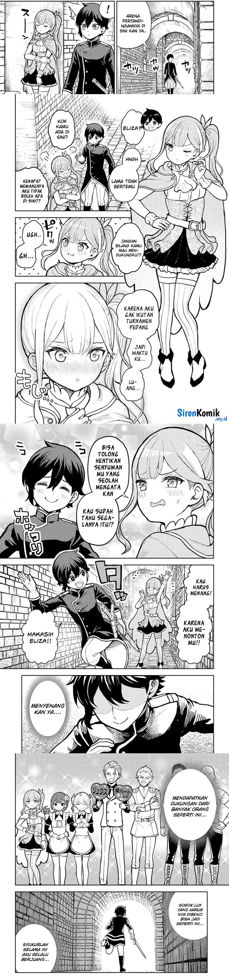 Magan no Akuyaku ni Tensei Shita no de Oshi Chara o Mimamoru Mob o Mezashimasu Chapter 06.1 Bahasa Indonesia