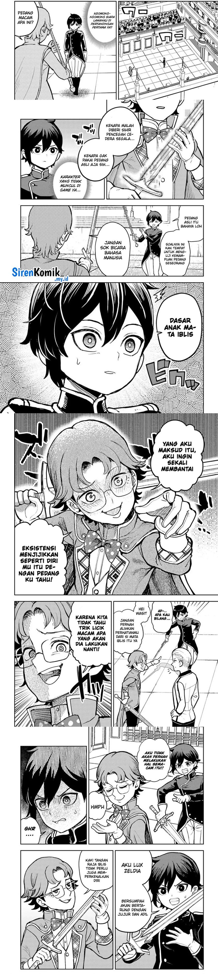 Magan no Akuyaku ni Tensei Shita no de Oshi Chara o Mimamoru Mob o Mezashimasu Chapter 06.1 Bahasa Indonesia