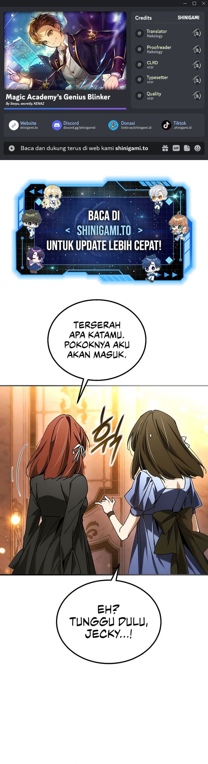 Magic Academy’s Genius Blinker chapter 58
