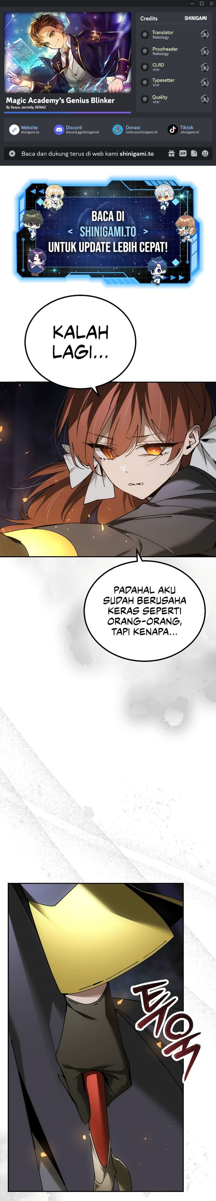 Magic Academy’s Genius Blinker Chapter 70 Bahasa Indonesia