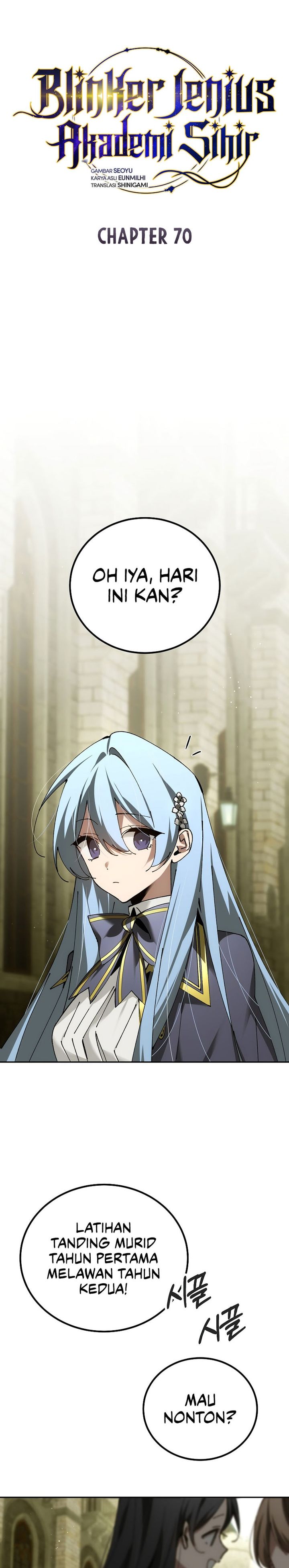 Magic Academy’s Genius Blinker Chapter 70 Bahasa Indonesia