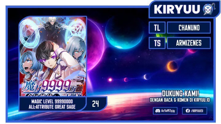 Magic Level 99990000 All-Attribute Great Sage Chapter 24 Bahasa Indonesia