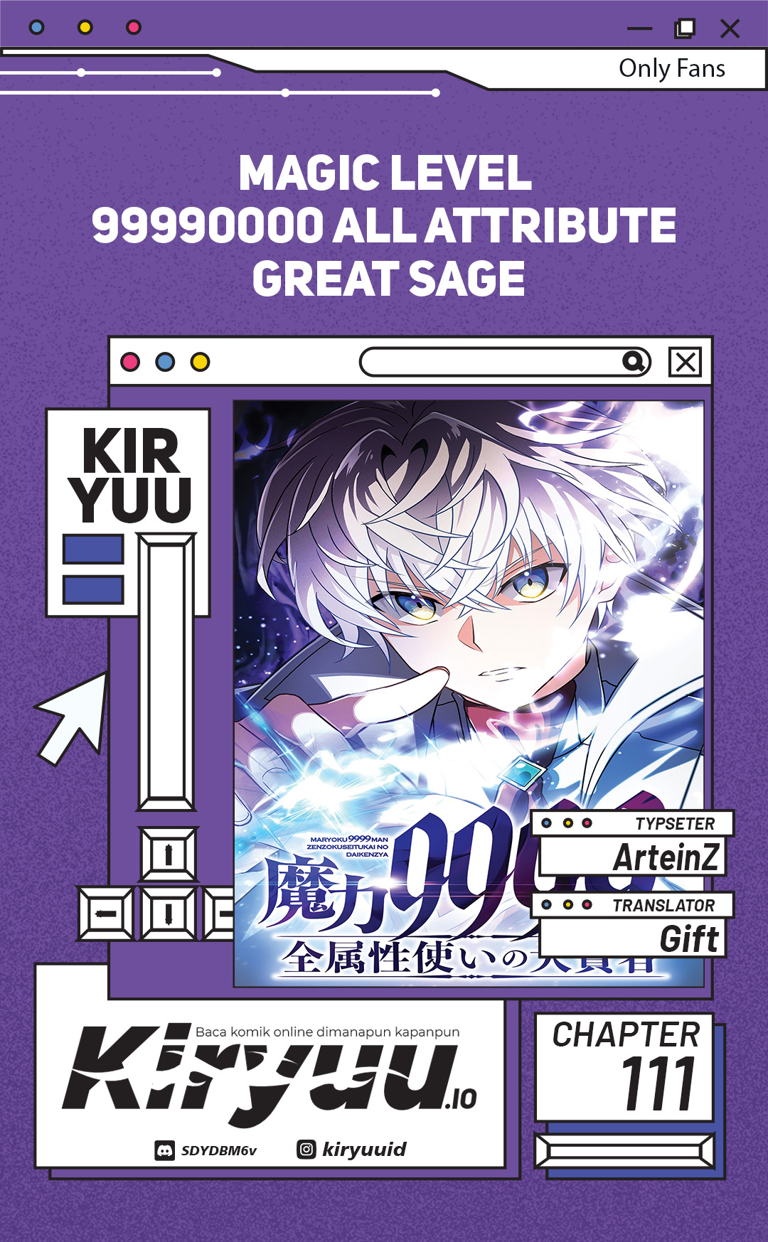 Magic Level 99990000 All-Attribute Great Sage Chapter 111 Bahasa Indonesia