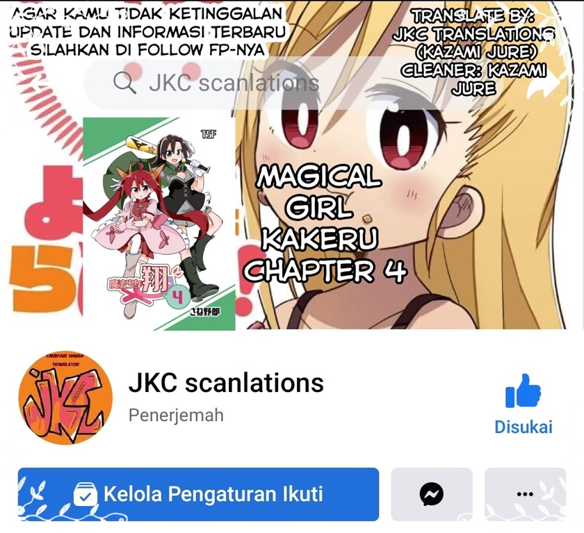 Magical Girl Kakeru Chapter 04 Bahasa Indonesia