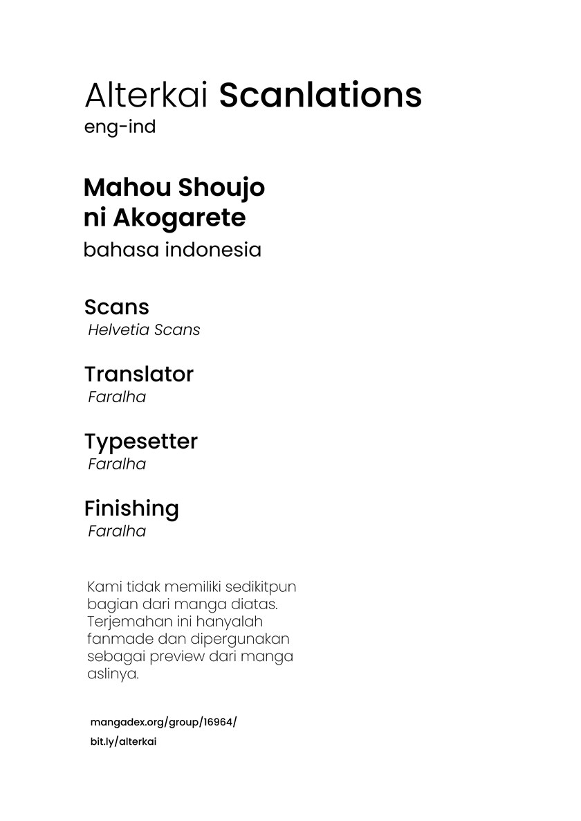 Mahou Shoujo ni Akogarete Chapter 12 Bahasa Indonesia