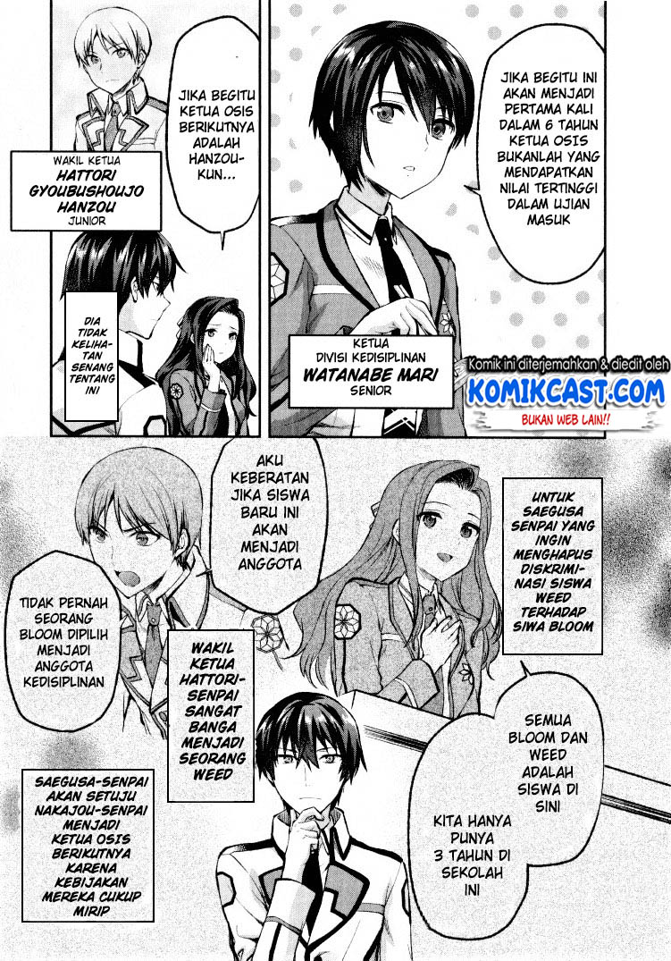 Mahouka Koukou no Rettousei – Kaichou Senkyo-hen Chapter 01 Bahasa Indonesia