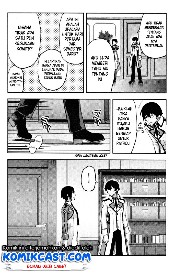 Mahouka Koukou no Rettousei – Kaichou Senkyo-hen Chapter 01 Bahasa Indonesia