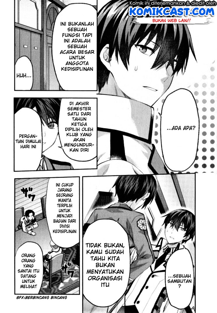 Mahouka Koukou no Rettousei – Kaichou Senkyo-hen Chapter 01 Bahasa Indonesia