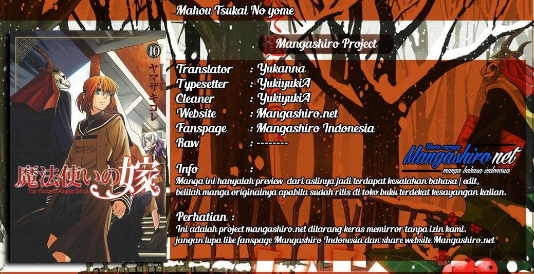 Mahou Tsukai no Yome Chapter 44 Bahasa Indonesia