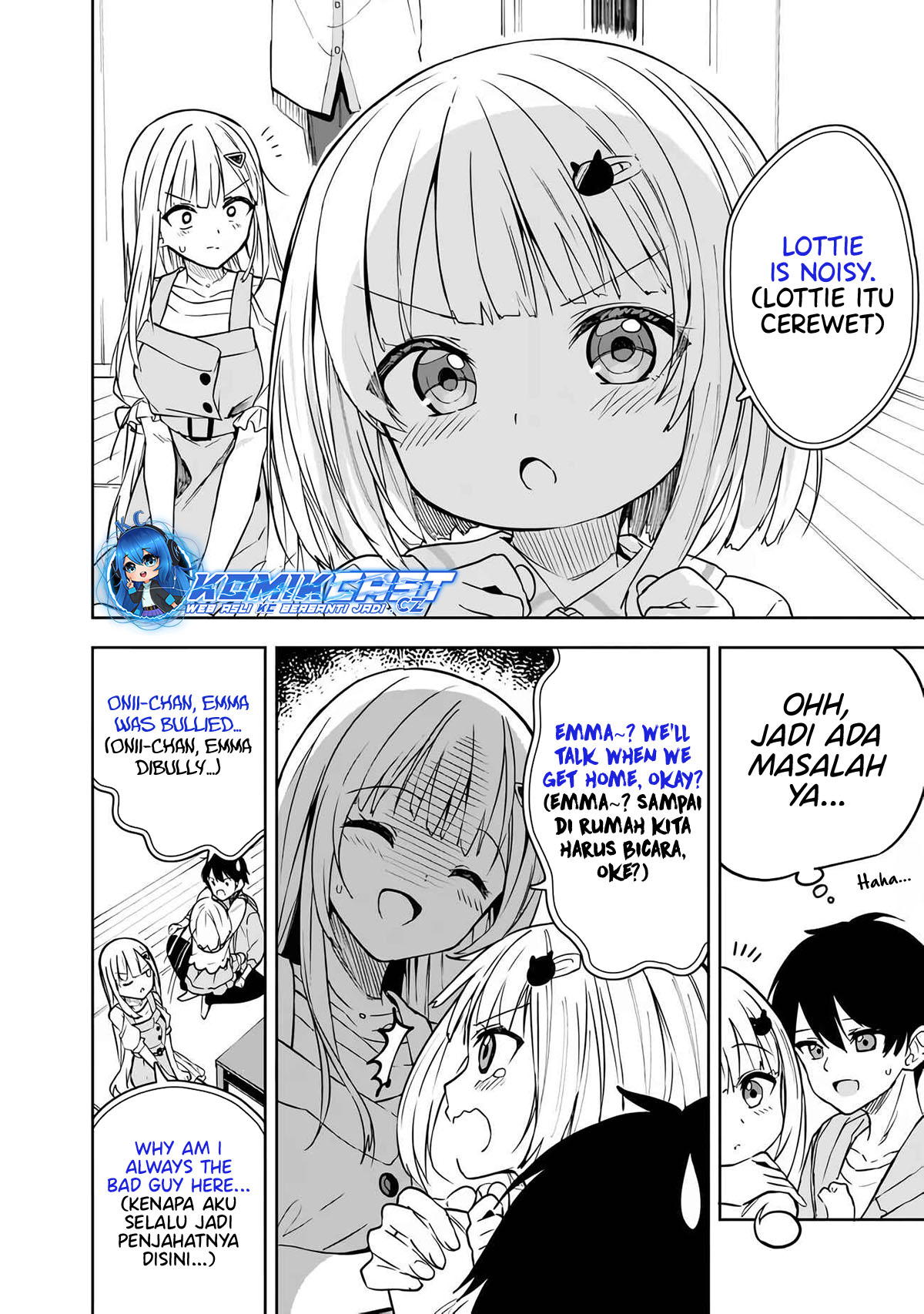 Maigo ni Natteita Youjo o Tasuketara, Otonari ni Sumu Bishoujo Ryuugakusei ga Ie ni Asobi ni Kuru You ni Natta Ken ni Tsuite Chapter 07 Bahasa Indonesia