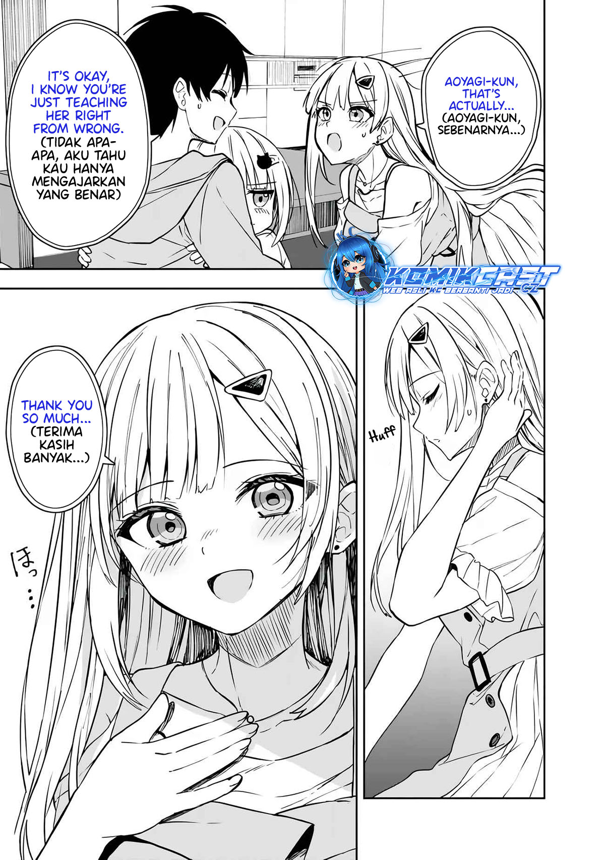 Maigo ni Natteita Youjo o Tasuketara, Otonari ni Sumu Bishoujo Ryuugakusei ga Ie ni Asobi ni Kuru You ni Natta Ken ni Tsuite Chapter 07 Bahasa Indonesia