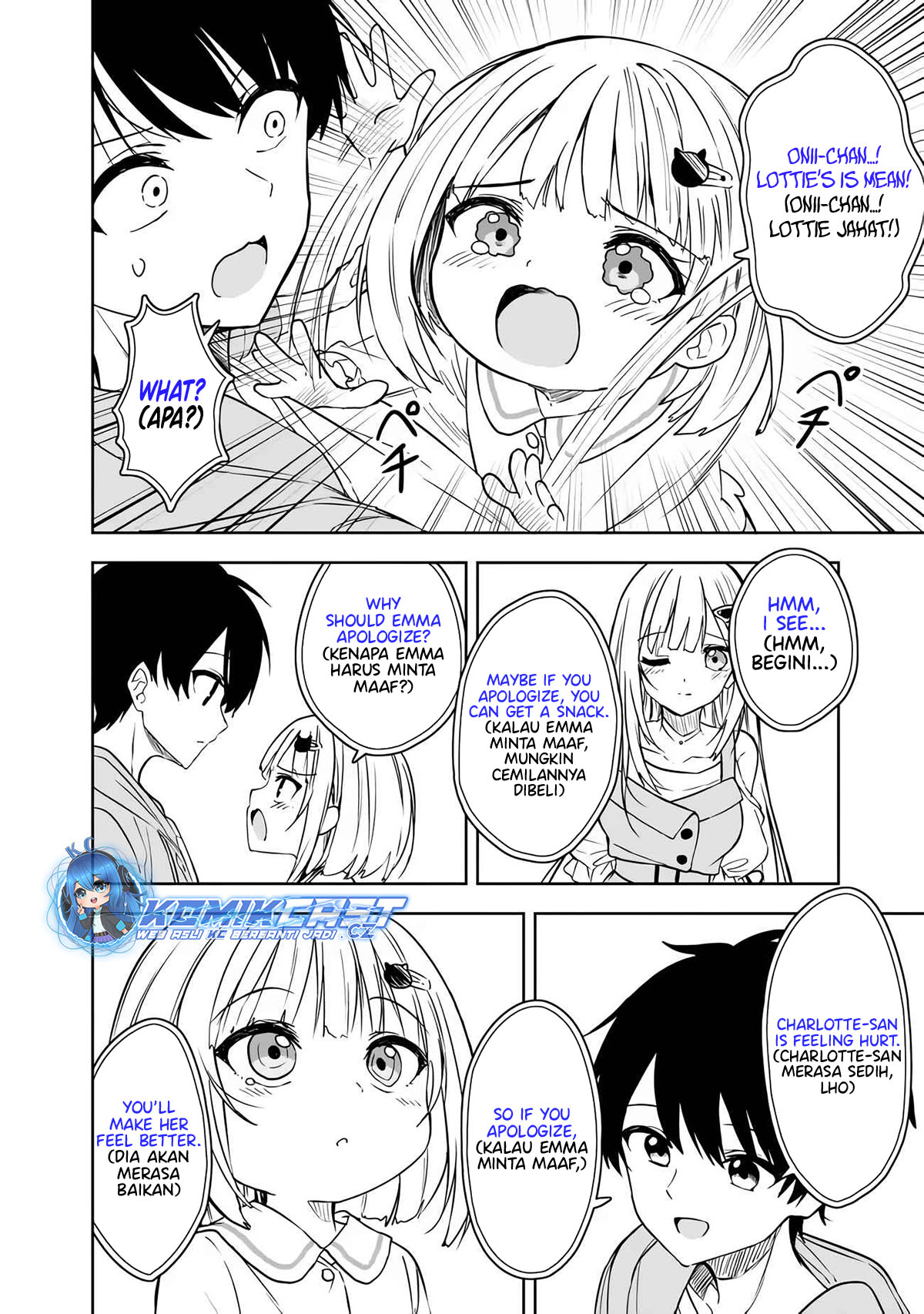 Maigo ni Natteita Youjo o Tasuketara, Otonari ni Sumu Bishoujo Ryuugakusei ga Ie ni Asobi ni Kuru You ni Natta Ken ni Tsuite Chapter 07 Bahasa Indonesia