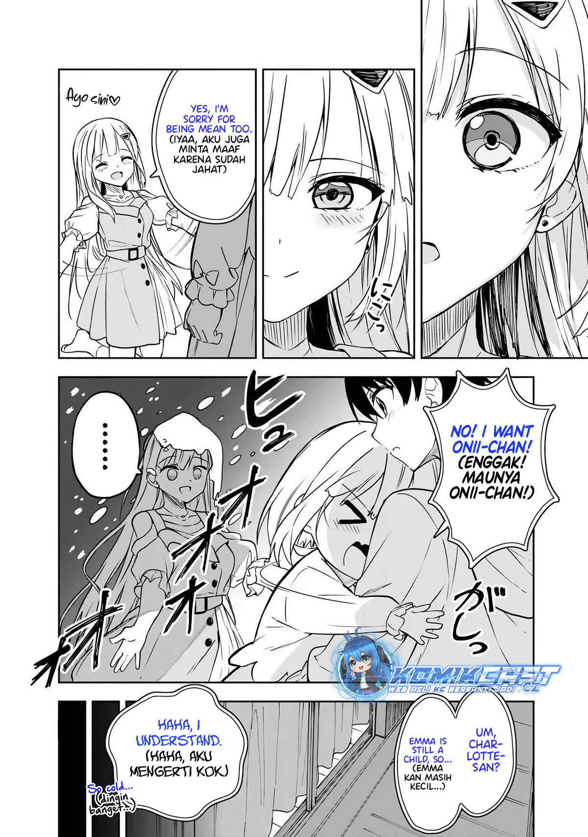 Maigo ni Natteita Youjo o Tasuketara, Otonari ni Sumu Bishoujo Ryuugakusei ga Ie ni Asobi ni Kuru You ni Natta Ken ni Tsuite Chapter 07 Bahasa Indonesia