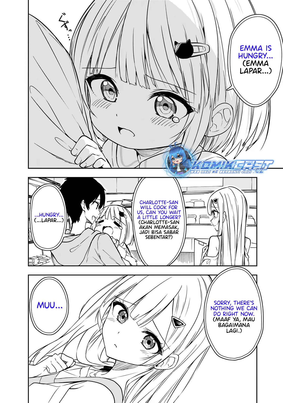 Maigo ni Natteita Youjo o Tasuketara, Otonari ni Sumu Bishoujo Ryuugakusei ga Ie ni Asobi ni Kuru You ni Natta Ken ni Tsuite Chapter 07 Bahasa Indonesia