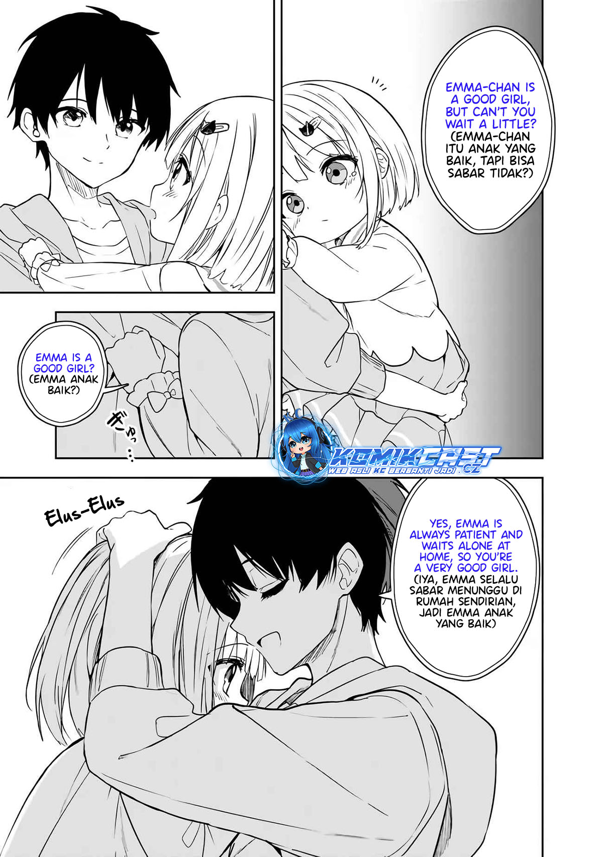 Maigo ni Natteita Youjo o Tasuketara, Otonari ni Sumu Bishoujo Ryuugakusei ga Ie ni Asobi ni Kuru You ni Natta Ken ni Tsuite Chapter 07 Bahasa Indonesia