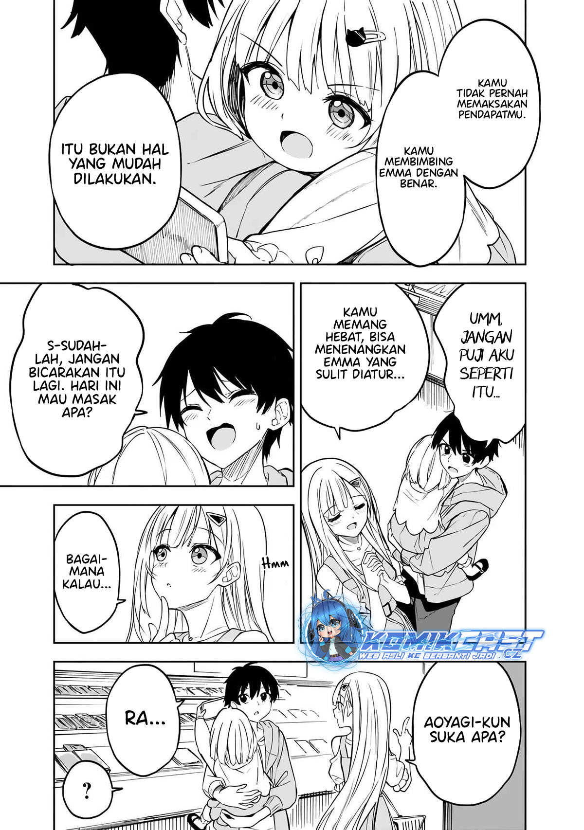 Maigo ni Natteita Youjo o Tasuketara, Otonari ni Sumu Bishoujo Ryuugakusei ga Ie ni Asobi ni Kuru You ni Natta Ken ni Tsuite Chapter 07 Bahasa Indonesia