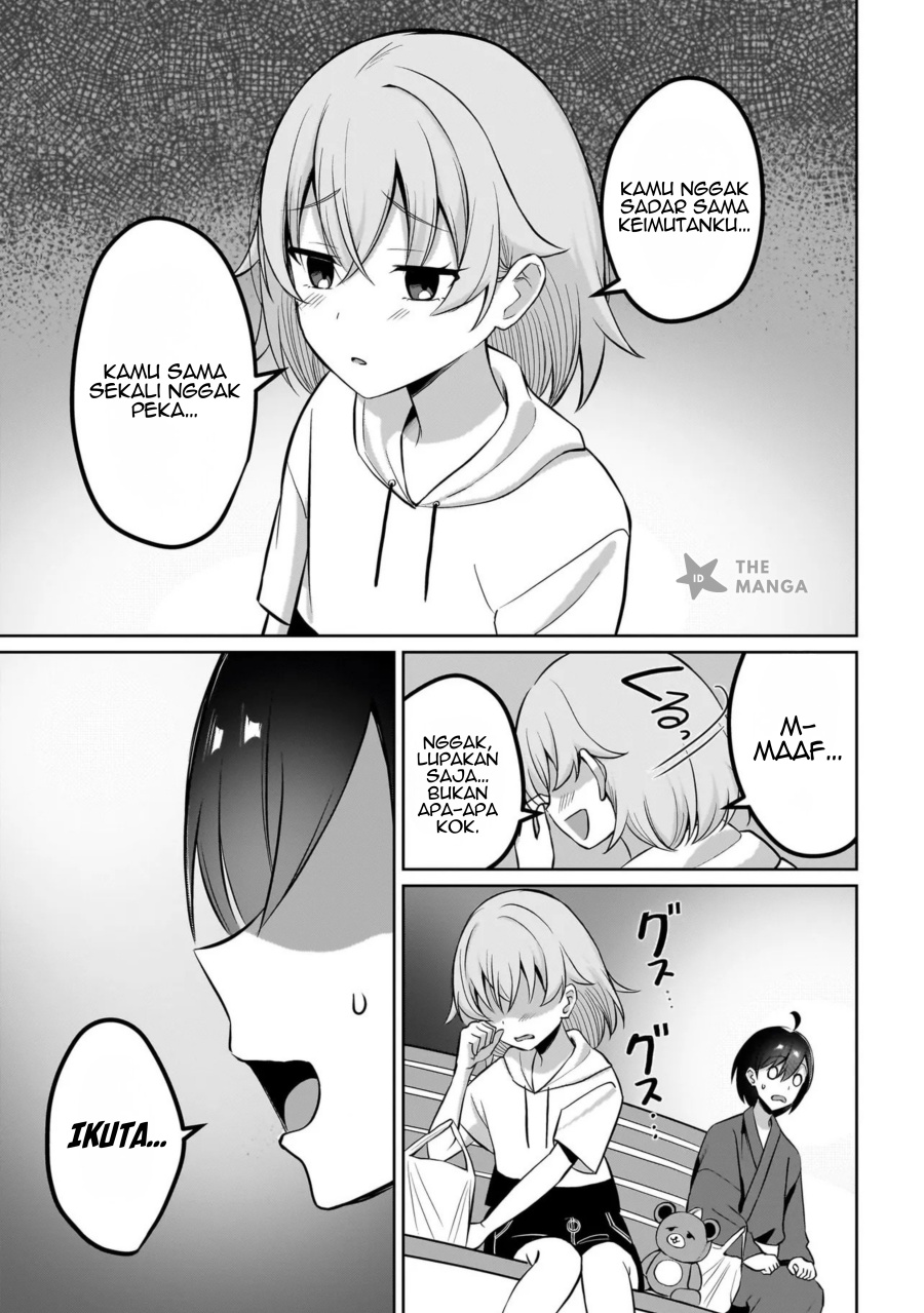 Maigo no Onnanoko o Ie Made Todoketara, Genkan kara Detekita no wa Gakunen Ichi no Bishoujo deshita Chapter 09.2 Bahasa Indonesia