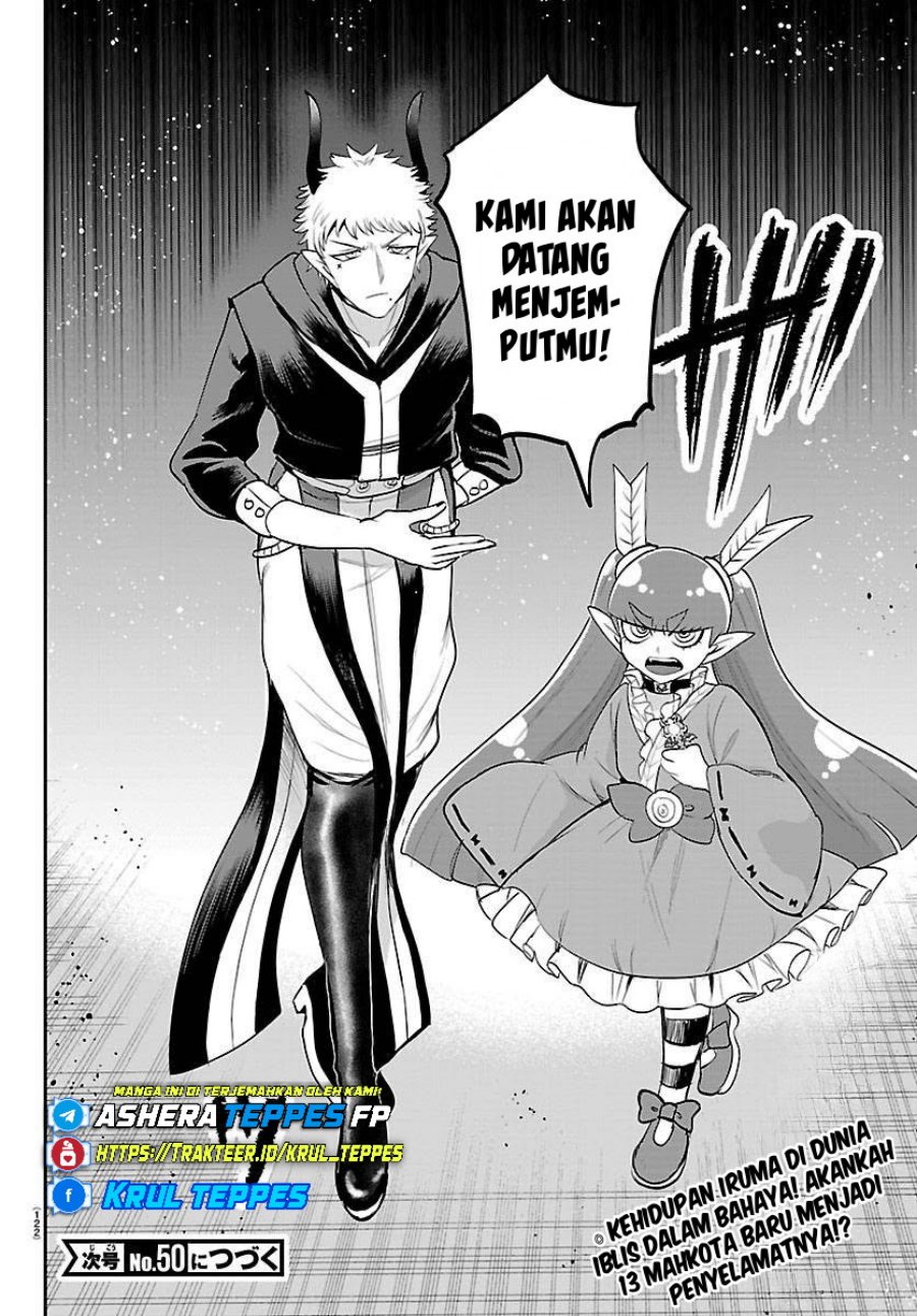 Mairimashita! Iruma-kun Chapter 419 Bahasa Indonesia