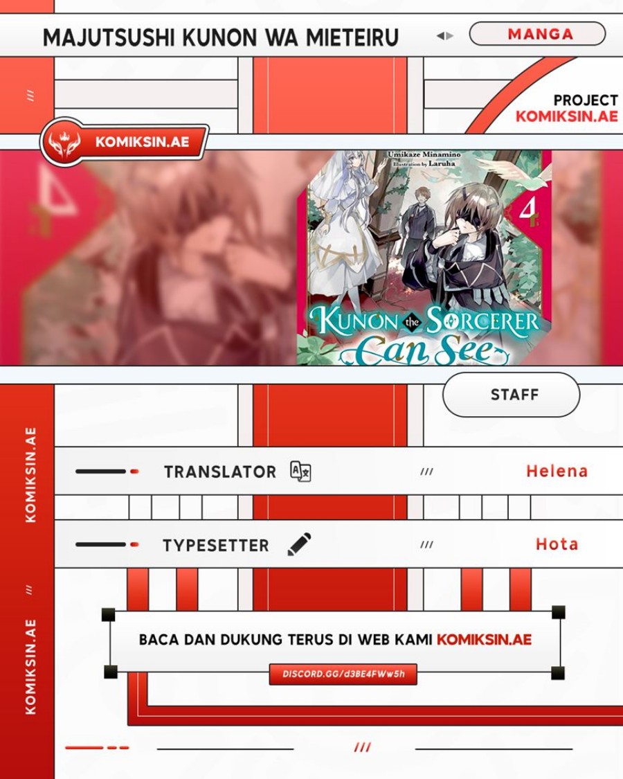 Majutsushi Kunon wa Miete Iru Chapter 39.1 Bahasa Indonesia