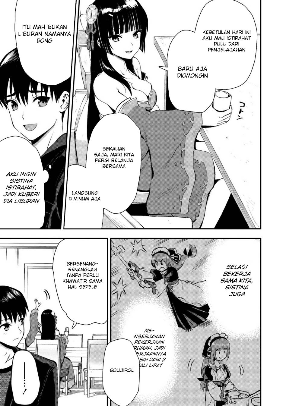 Makenshi no Maken Niyoru Maken no Tame no Harem Life Chapter 34 Bahasa Indonesia